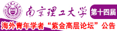 免费观看操逼网站南京理工大学第十四届海外青年学者紫金论坛诚邀海内外英才！